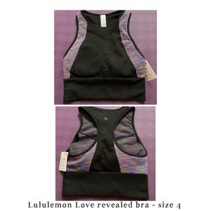 Lululemon love revealed sport bra. Size 4